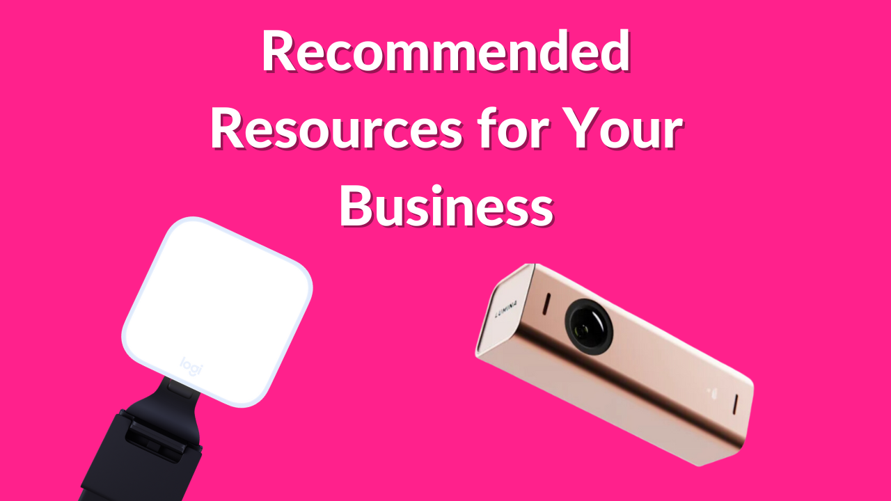 Recommended resources for video marketing